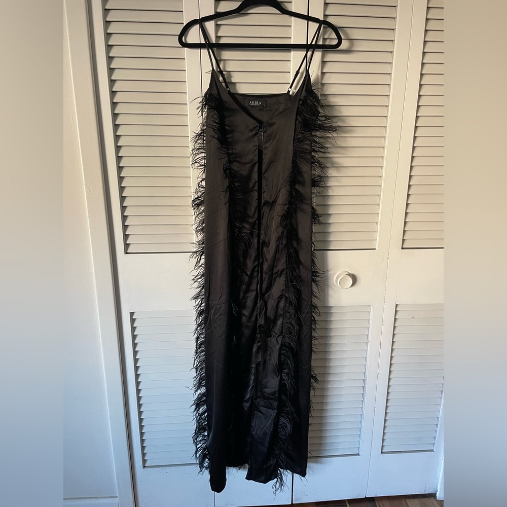 Black Ostrich Feather Duster